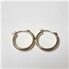 Image 1 : $250 14K 0.87G Hoop 0.5" Earrings