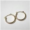 Image 2 : $250 14K 0.87G Hoop 0.5" Earrings