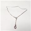 Image 1 : Silver Cz 10" Anklet