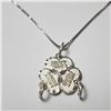 Image 1 : $60 Silver 3 Seperable "Friend" 22" Necklace