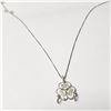 Image 2 : $60 Silver 3 Seperable "Friend" 22" Necklace