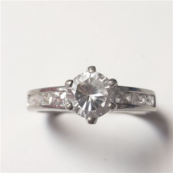 $120 Silver CZ Ring