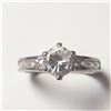 Image 1 : $120 Silver CZ Ring