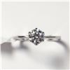Image 1 : $1240 14K White Moissanite Tests Like Diamond, Looks Better Ring