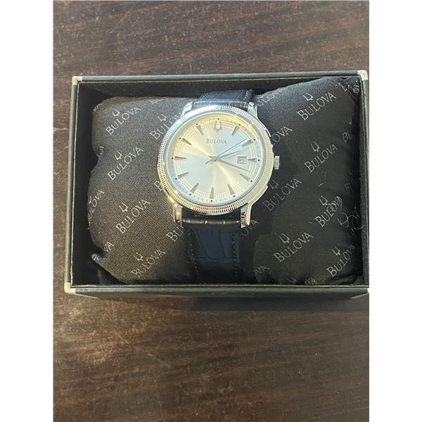 New Bulova men's wristwatch (new in box)