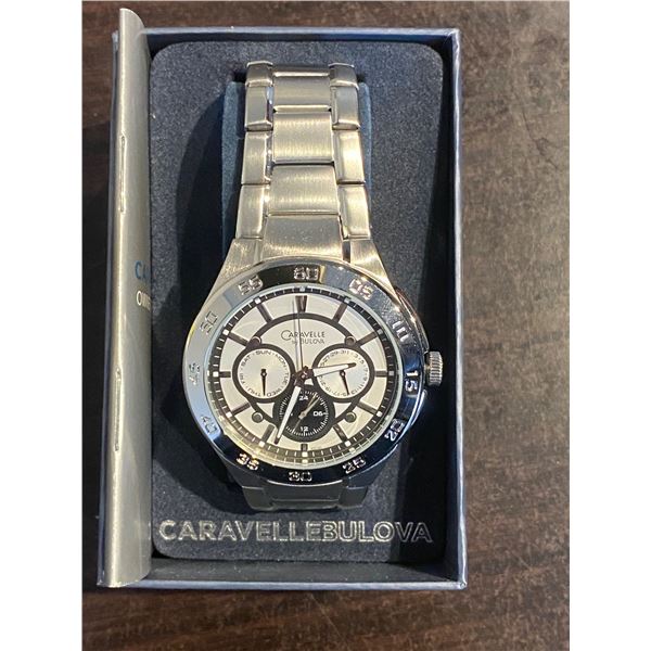 New Bulova men's wristwatch (new in box)