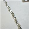 Image 2 : $29 Silver Singapore Chain 5.1G 16" Necklace