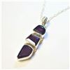 Image 2 : $240 Silver Garnet 18" You Will Get A Random Select Shape Of The Pendant Necklace