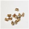 Image 1 : $200 10K  Pack Of 12 Butterfly 0.7G Earring Backs