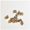 Image 2 : $200 10K  Pack Of 12 Butterfly 0.7G Earring Backs