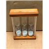 Image 1 : Two boxes full of new antique reproduction sand timers (approx. 35 Pieces)