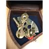 Image 2 : Group of assorted  new antique reproduction items: includes brass belts/sextants with wooden boxes