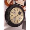 Image 2 : Group of assorted new antique reproduction items include : sandtimers/storm glasses/ wall clock/baro