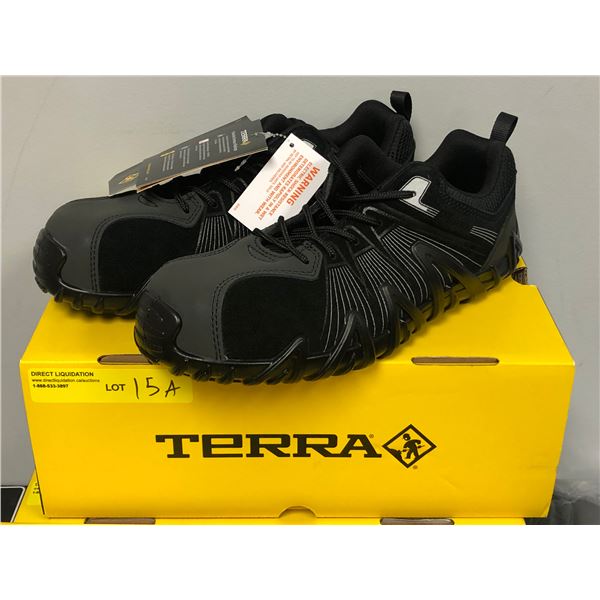 Pair of new Terra Spider X composite safety toe shoes - size 9 (new in box)