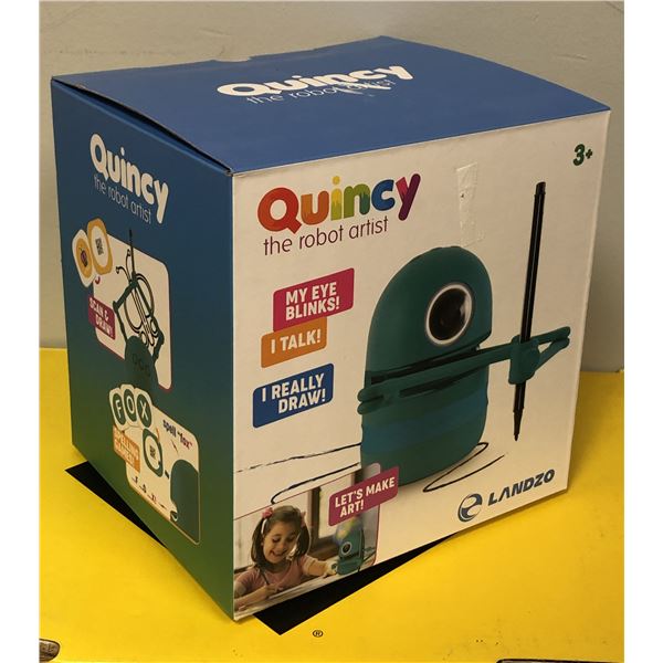 Group of 2 new kids Landzo Quincy the robot artists (new in boxes)