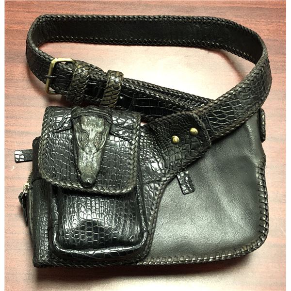 Crocodile Skin fanny pack