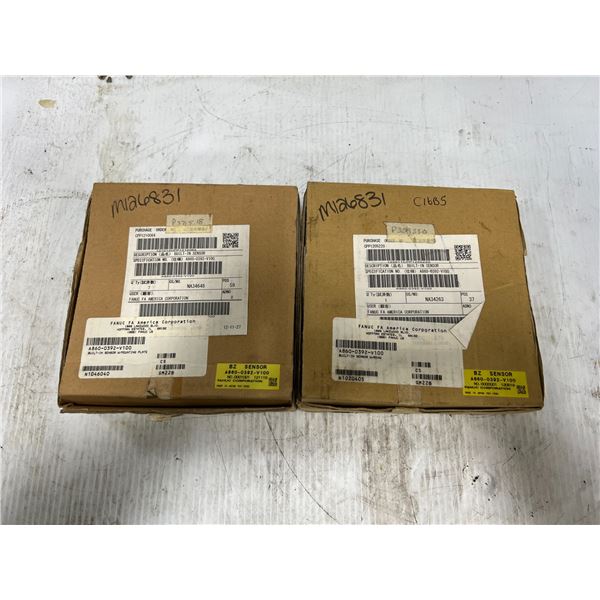 (2) New Fanuc #A860-0392-V100 - Built In Sensor w/Mounting Ring