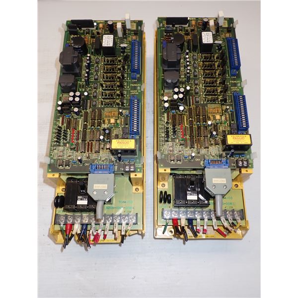 (2) Fanuc #A06B-6058-H006 Servo Amplifiers