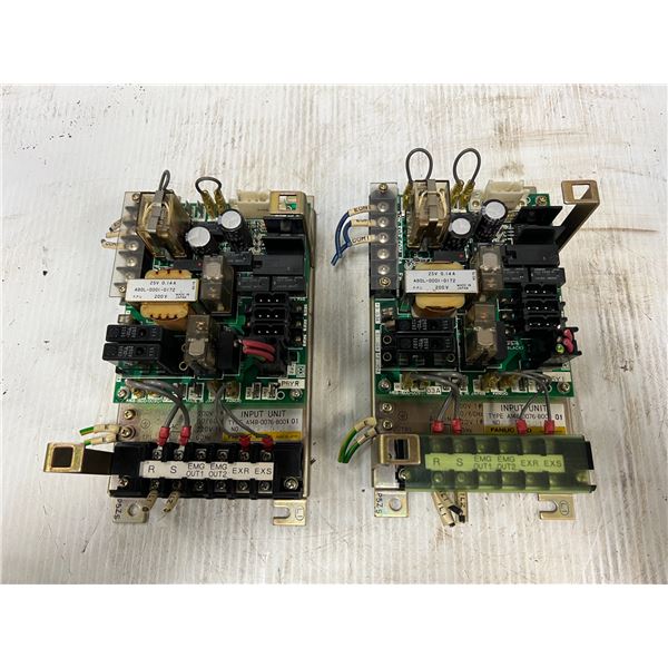 (2) Fanuc #A14B-0076-B001 01 Input Units