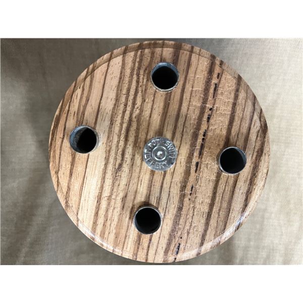 African Zebrawood and .404 Jeffery case pen holder