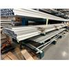 Image 1 : SHELF OF APPROXIMATELY 100 PCS OF ALUMINUM 24' SURFACE MOUNT CHALKRAIL