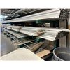 Image 2 : SHELF OF APPROXIMATELY 100 PCS OF ALUMINUM 24' SURFACE MOUNT CHALKRAIL