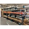 Image 1 : 5 SECTION MULTI LEVEL CANTILEVER PRODUCT STORAGE RACK WITH 5 - 8' UPRIGHTS, 40 - 3' ARMS AND SAFETY