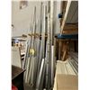 Image 1 : LOT OF ASSORTED ALUMINUM GLASS TRACK CHANNEL