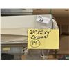 Image 2 : LOT OF APPROXIMATELY 14 PCS OF ALUMINUM 24' X 2" X 4" CHANNEL