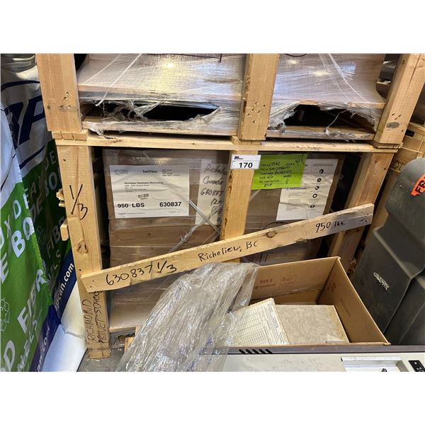 CRATE OF 36 PERSONAL LOCKER SYSTEM DOORS