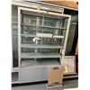 Image 1 : CLARIDGE 5 TIER GREY METAL/GLASS DISPLAY CABINET