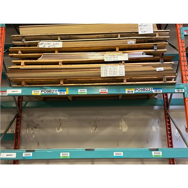 2 LIFTS OF ASSORTED MDF BOARD AND FORBO PRESS BOARD