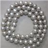 Image 1 : 6.5-6 MM GRAY JAPANESE AKOYA PEARL STRAND - 16 INCHES