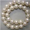 Image 1 : 11-10.5 MM FRESH WATER PEARL STRAND - 16 INCHES - BLEMISHES VISIBLE