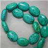 Image 1 : 18x13 MM STABILIZED TURQUOISE STRAND - 16 INCHES