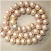Image 1 : 9x6.5 MM FRESH WATER PEARL STRAND - 16 INCHES