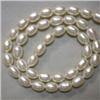 Image 1 : 8x6 MM APPROX FRESH WATER PEARL STRAND - 16 INCHES