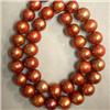 Image 1 : 10 MM FRESH WATER PEARL STRAND - 16 INCHES