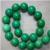 Image 1 : 12 MM STABILIZED TURQUOISE STRAND - 16 INCHES