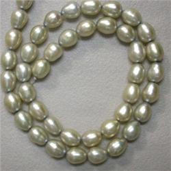 8x6 MM APPROX FRESH WATER PEARL STRAND - 16 INCHES