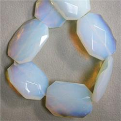 28x20 MM SEA OPAL STRAND - 16 INCHES