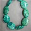 Image 1 : 20x15 MM STABILIZED TURQUOISE STRAND 16 INCHES