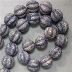 15 MM CARVED JASPER STRAND 16 INCHES