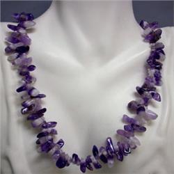 10x3-20x5 MM HAWAIIAN AMETHYST - 32 INCHES