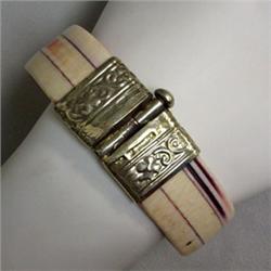 265 CTS VINTAGE IVORY BANGLE - 7 1/2 INCHES DIAMETER