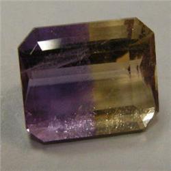 6.29 CTS EMERALD CUT AMETRINE 12x10 MM
