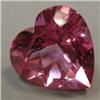 Image 1 : 20.40 CTS HEART SHAPED PINK TOPAZ 17x17 MM