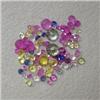 Image 1 : 5.00 CTS LOT OF MULTICOLOR ROUND SAPPHIRES