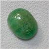 Image 1 : 6 CTS OVAL EMERALD CABOCHON 12x10