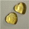 Image 1 : 8 CTS PAIR OF CITRINE HEARTS 11 MM